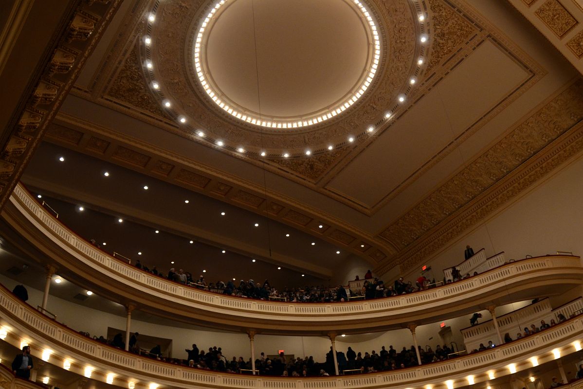 12 The Ceiling Above The Balcony In Isaac Stern Auditorium Carnegie Hall New York City